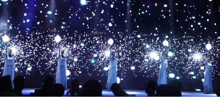 視頻互動舞蹈秀城市之光